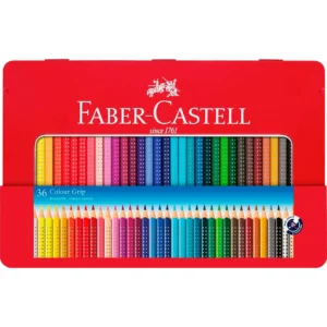 Lápices de Color Colour Grip Faber-Castell Estuche Metálico x36 (DEMO)